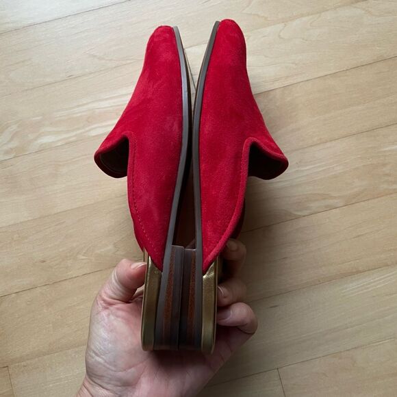 Vionic Willa Mule in Red Suede Leather 6 NWOB - Picture 11 of 15
